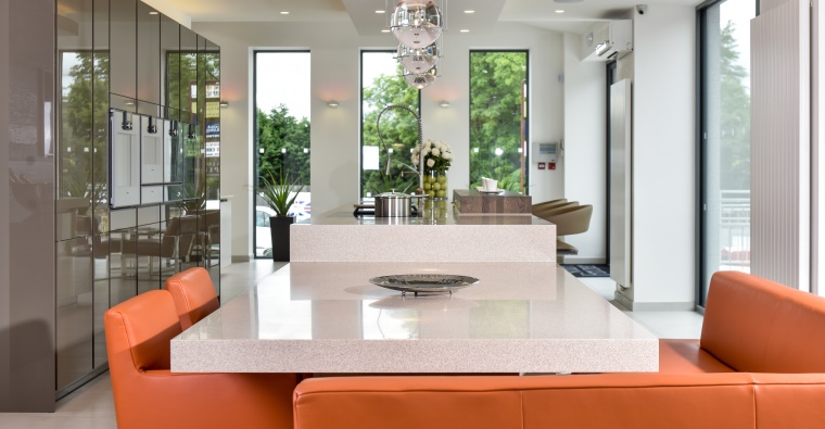 stylish kitchen counter